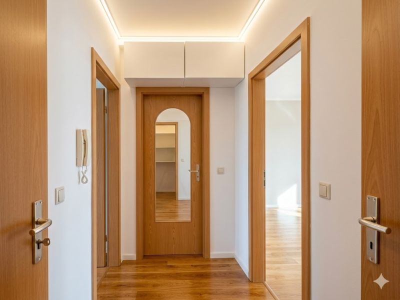 Lichtdurchflutete 2-Zimmer-Wohnung mit bodentiefen Fenstern in Seelow Bild 2