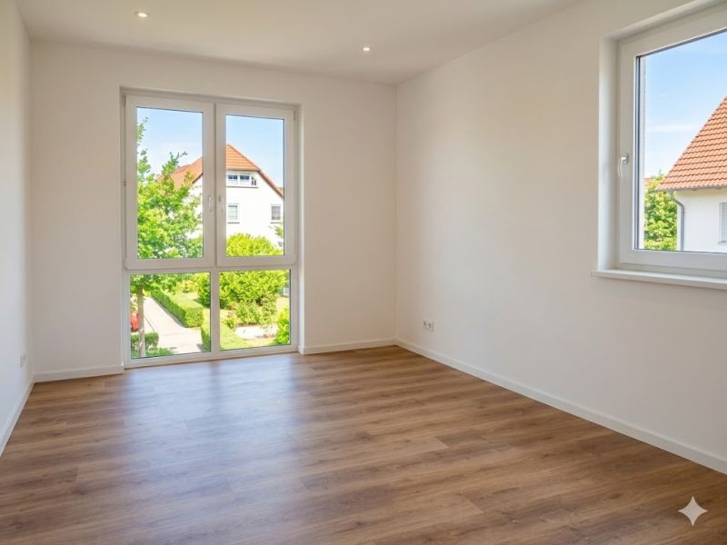 Lichtdurchflutete 2-Zimmer-Wohnung mit bodentiefen Fenstern in Seelow Bild 1