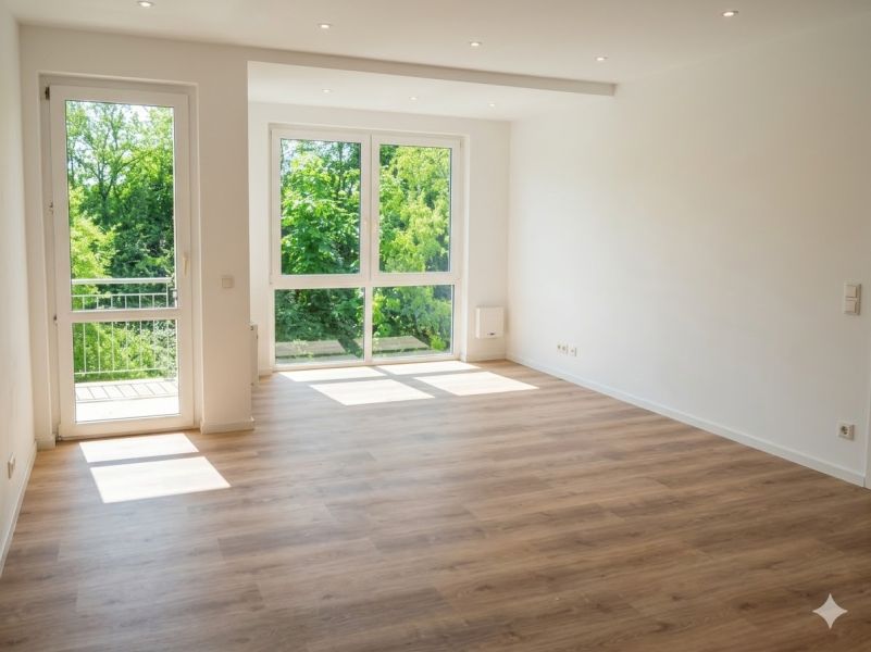 Lichtdurchflutete 2-Zimmer-Wohnung mit bodentiefen Fenstern in Seelow Bild 0