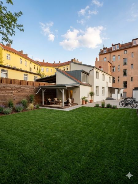 Einzigartiges Loft-Juwel: Historische Remise mit 3m Gewölbe, Kamin & eigenem Garten Bild 11