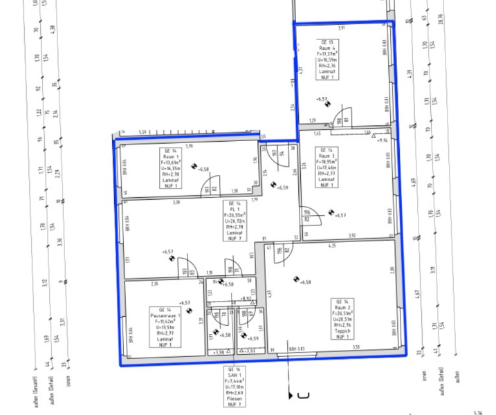 Bürofläche im 2. OG direkt in Oranienburg 122,04 qm zu vermieten Bild 6