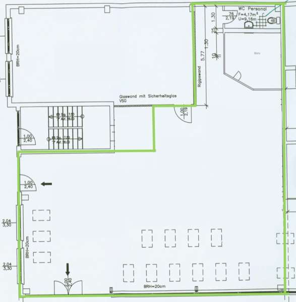 Oranienburg, Gewerbefläche im Erdgeschoss mit großen Fenstern zur Straße Bild 5